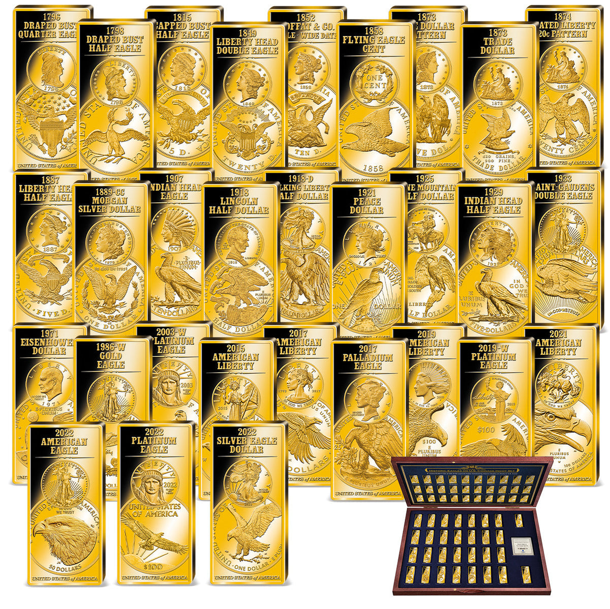 Historic Eagles Ingot Set
