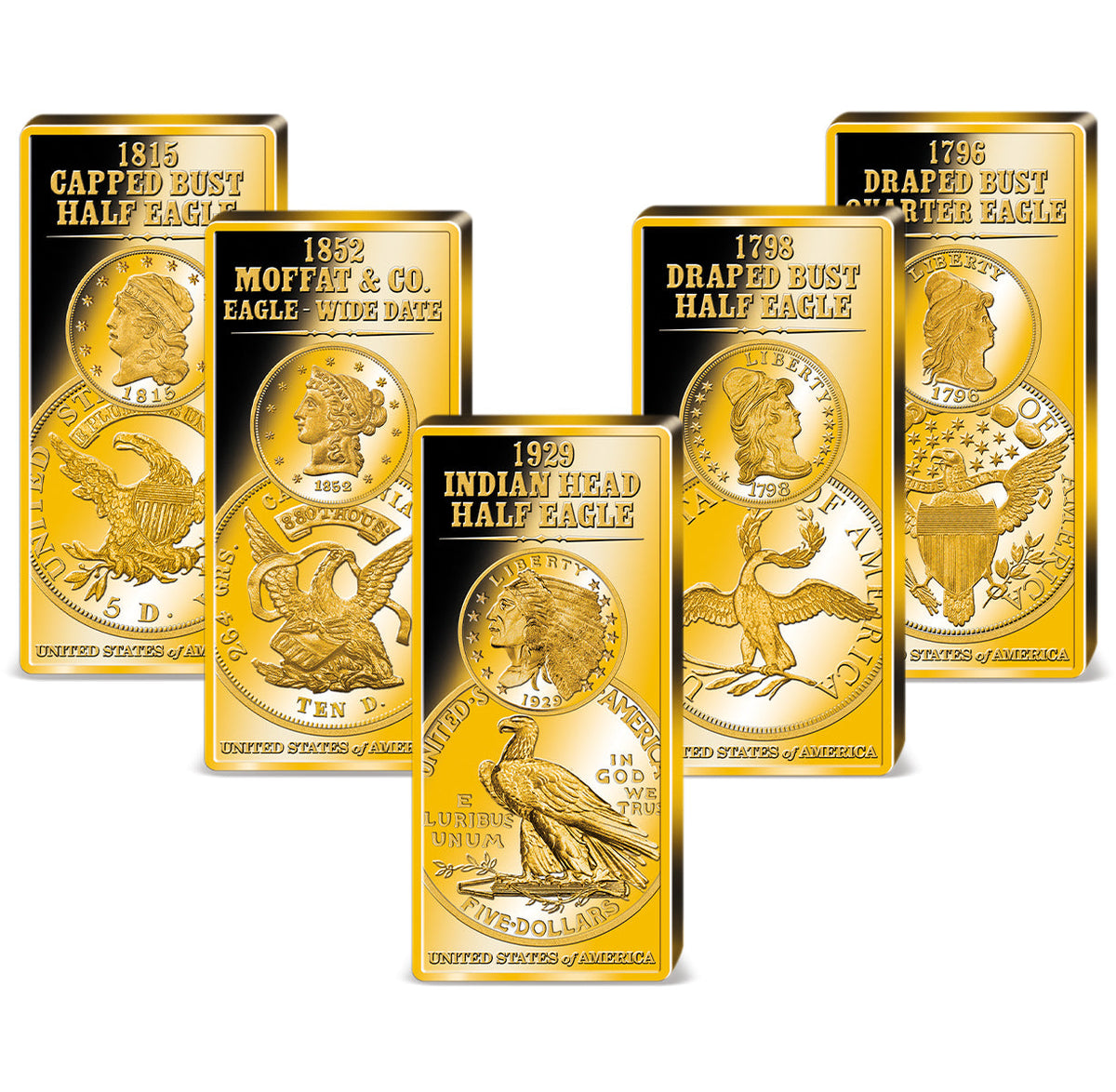 Historic Eagles Ingot Set view 2