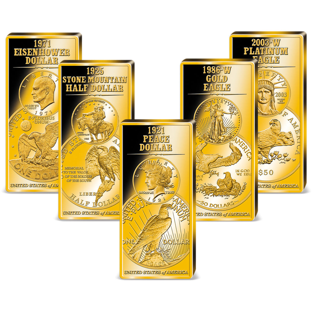 Historic Eagles Ingot Set view 4