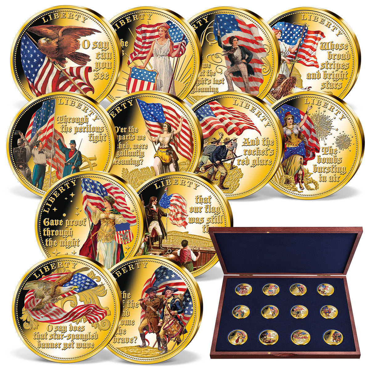 National Anthem Commemorative Coin Set