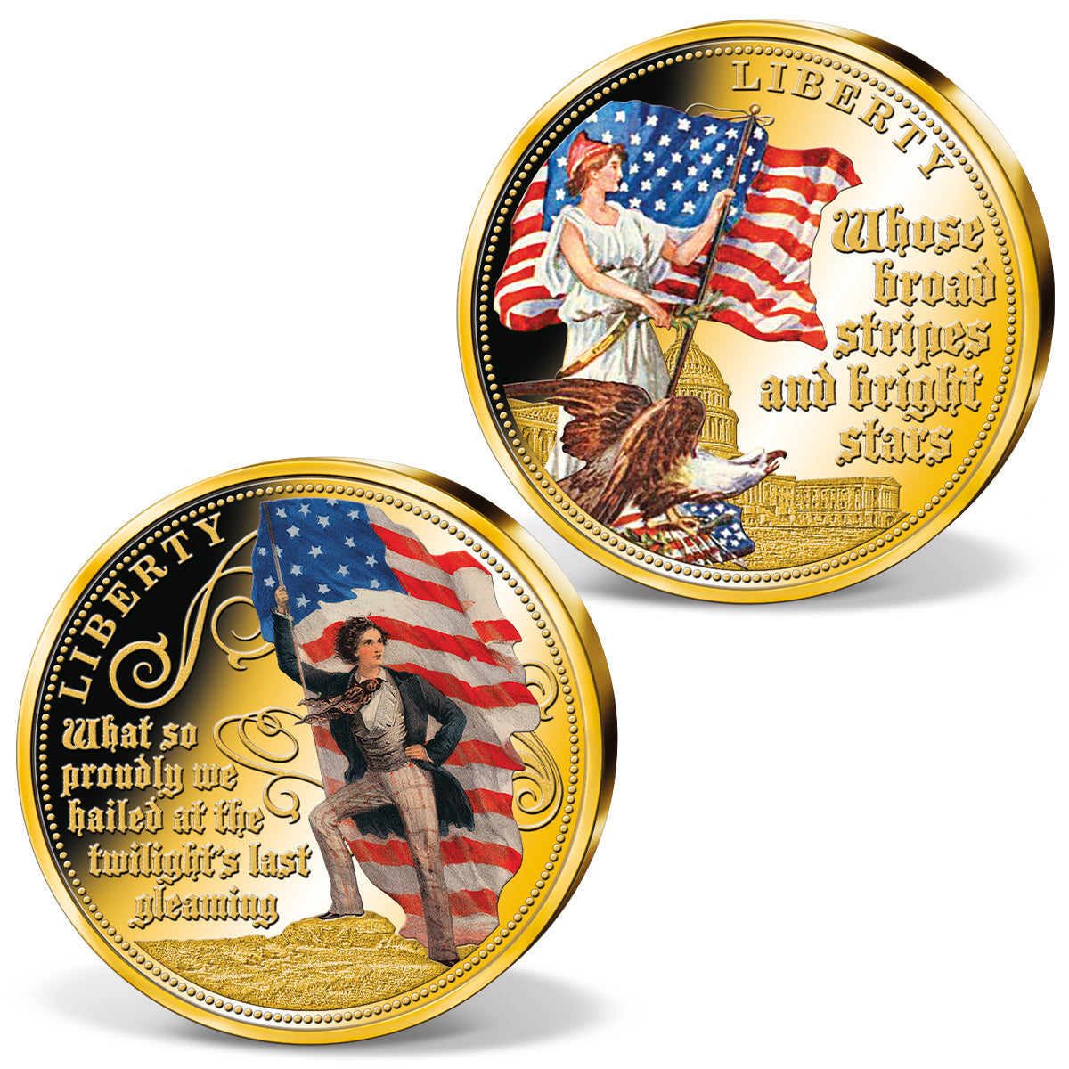 National Anthem Commemorative Coin Set view 2