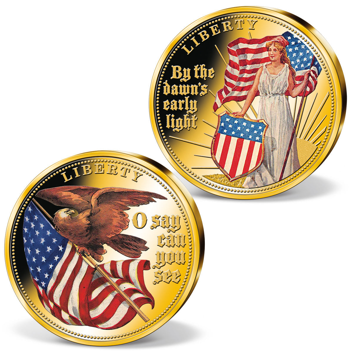National Anthem Commemorative Coin Set view 3