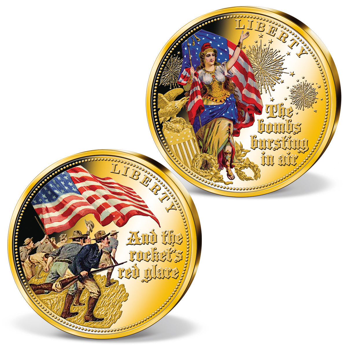 National Anthem Commemorative Coin Set view 4
