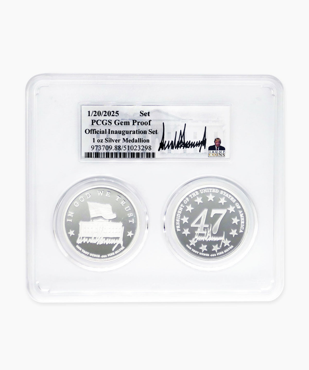 Inauguration Certified Silver Set