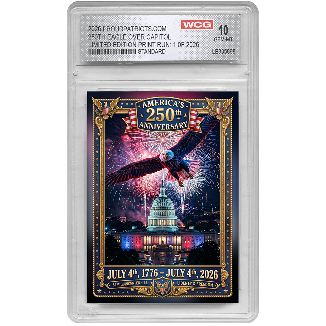 Eagle Over the Capitol Graded Card
