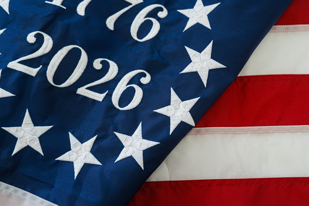 Betsy Ross 1776–2026 Flag view 2