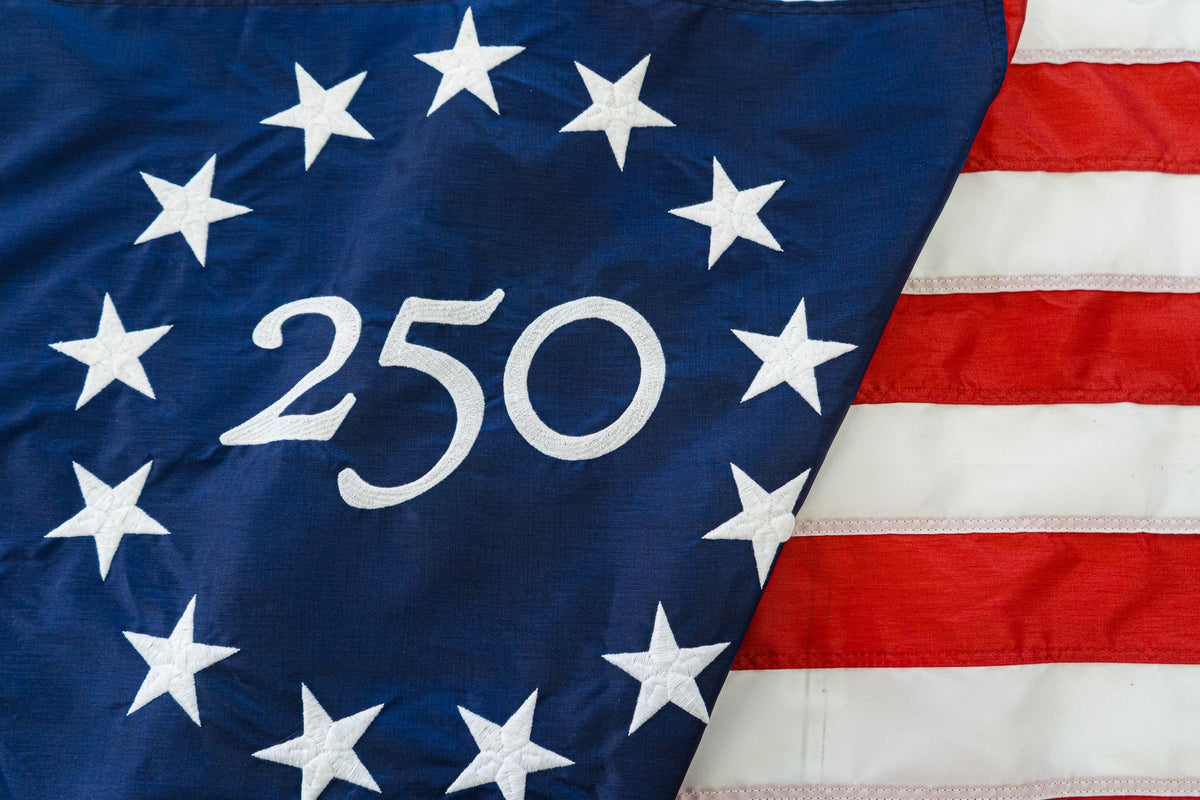 Freedom 250 Commemorative Flag view 2