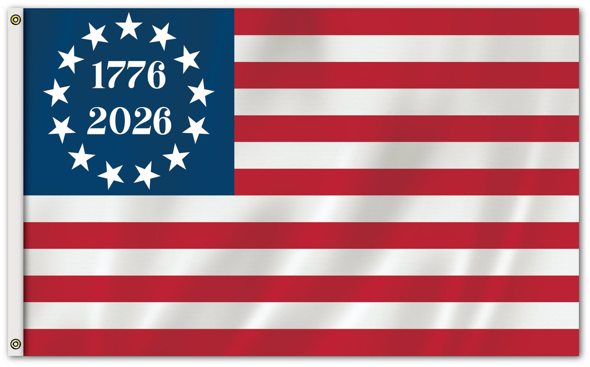Betsy Ross 1776–2026 Flag