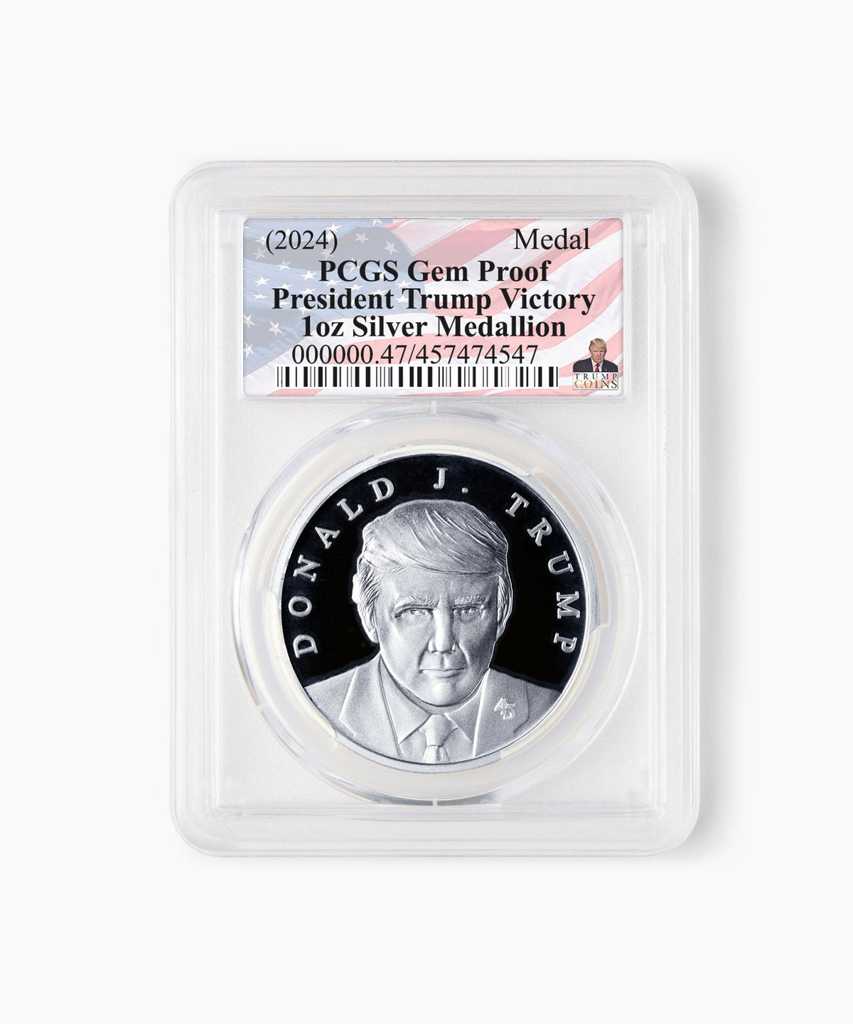Victory 1 oz Silver Medallion view 2